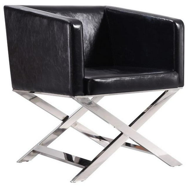 Ceets AC050-BK Hollywood Lounge Accent Chair, Black