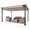 Brown, variant on HAPPATIO 10 x 13 FT Pergola, Outdoor Retractable Shade Canopy, UV-Proof, for Garden, Deck, Lawn, Backyard (Gray)