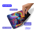 thumbnail image 5 of Mouse Pad SVART de Superficie Suave, base antideslizante, con diseño orginal de Buda Gautama, Diseño4, 22*18 cm, 5 of 5