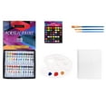 thumbnail image 2 of 30Pcs Art Drawing Set 24 Vibrant Colors Acrylic Paint with 3 Brushes Paint Palette Color, 2 of 7