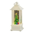 thumbnail image 2 of Christmas Snow Globe Decoration, Glitter Snow Globe Lantern, Battery Powered Lighted Decor for Home, Tabletop, 2 of 6