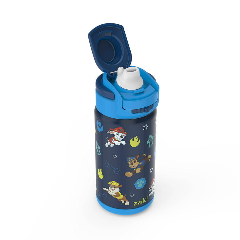 Paw Patrol Antimicrobial 14oz Stainless Steel Double Wall Vacuum Lincoln  Straw Bottle 