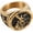 Gold, variant on St. Michael San Miguel The Great Protector Archangel Defeating Satan Figurine Stainless Steel Amulet Ring