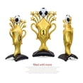 thumbnail image 2 of Set de globos con diseño de trofeo de fútbol y balón de fútbol x2, 2 of 2