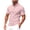 Pink, variant on Dianli Golf Men's Uniform Button Lapel Short Sleeve Performance Shirt Breathable Moisture-Wicking Cotton-Blend Casual Fit Pocketed Design for Work Golf Casual Wear Golf