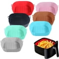 thumbnail image 2 of Square Silicone Air Fryer Liners, Reusable Air Fryer Pot - Air Fryer Accessories - Air Fryer Inserts, 2 of 6