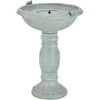 Smart Solar 20622R01 Country Gardens Solar Powered Concrete Bird Bath Fountain