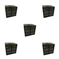 thumbnail image 1 of relayinert Plastic Functional And Stylish Jiugongge Storage Drawer - Easy Access With Multiple Colors black Six Palaces Grid 5Set, 1 of 6