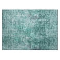 thumbnail image 2 of Addison Rugs Chantille Indoor/Outdoor Transitional Abstract Teal Washable Rectangle Rug, 1'8" x 2'6", 2 of 5