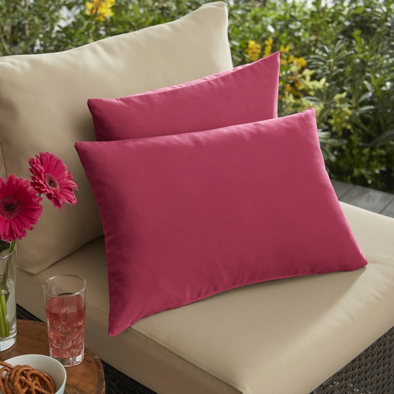 Hot pink outdoor pillows sale