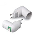 thumbnail image 1 of Dww-lot De 2 Douilles Euro E27 (sans Ampoules) Avec Interrupteur Sans Fil Pour Lampes Murales De Cuisine Ac 230v, Support D'ampoules Led, Adaptateur P, 1 of 5