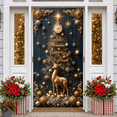 thumbnail image 4 of Festive Design Christmas Banner Holiday Decoration Reindeer Image New Year Celebration Happy Holidays for Indoor Decoration Party Celebration Family Gathering, 4 of 9