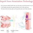 thumbnail image 2 of ORUYROP Portable Nano Facial Mister Mini Facial Steamer Atomization Eyelash Extensions with Mirror & 20ml Visual Water Tank (Pink), 2 of 7