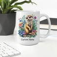 thumbnail image 3 of Personalized Meerkat Coffee Mug – Thoughtful Gift for Meerkat Lovers, Parents, Friends – Custom Name Ceramic Cup 11oz 15oz – Great for Coffee & Tea Lovers, 3 of 6