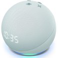 thumbnail image 4 of Amazon Echo Dot (4e Gén) Enceinte Intelligente avec Horloge et Alexa - Blanc Glacier (2 Pack), 4 of 9
