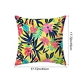 thumbnail image 3 of Btomtd Floral Fruit Throw Pillow Covers 18 x 18 Inch, Outdoor Waterproof Summer Pillow Case, Couch Pillow Covers for Courtyard Balcony Seat, H, 3 of 6