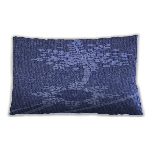 Ahgly Company Outdoor Rectangular Contemporary Lumbar Throw Pillow, 13 inch by 19 inch