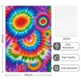 thumbnail image 2 of 2 Pcs Funny Kitchen Towels,Colorful Rainbow Tie Dye Spiral Pattern Microfiber Dish Towels,Kitchen Tea Towels,Kitchen Towel Set (18" X 26"), 2 of 7