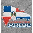 thumbnail image 2 of Dominican Pride Parade Country Flag Plus Size Crewneck Graphic Tee Shirt Brisco Brands 3X, 2 of 5