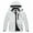 White, variant on Men's Waterproof Ski Jacket Warm Winter Snow Coat Mountain Windbreaker Hooded Raincoat White L