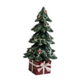 thumbnail image 2 of colcolo Christmas Statue Adorable Craft Tabletop Ornament for Home Shelf Living Room Christmas Tree A, 2 of 8
