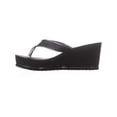 thumbnail image 3 of Womens Guess Sarraly Platform Wedge Thong Sandals, Black Multi, 6 US, 3 of 5