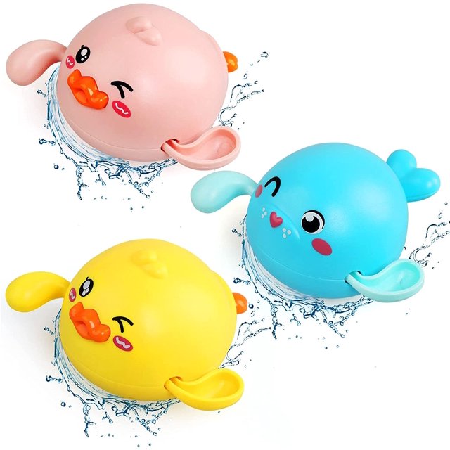 Juguete de baño para bebé con red de almacenamiento, Aspersores flotantes Juguete de baño Juego de 6 piezas