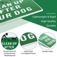 thumbnail image 2 of Thten Please Clean Up After Your Dog,Double Sided, Easy Install,12" x 9" Yard Sign with Metal Wire H-Stakes,Be a Good Neighbor Sign,Pick Up Your Dog Poop Signs Dog Poop Sign 6 Pack, 2 of 8