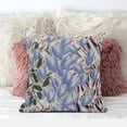 thumbnail image 3 of Amrita Sen Tulip Bouquet Throw Pillow in Blue Silver Green 16x16, 3 of 5