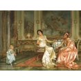 thumbnail image 1 of Póster Vintage clásico de chica de corte Vittorio Reggianini, pintura en lienzo, cuadros de pared, retrato de mujer elegante, decoración del hogar, 1 of 4
