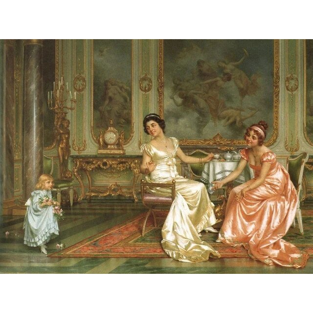 Póster Vintage clásico de chica de corte Vittorio Reggianini, pintura en lienzo, cuadros de pared, retrato de mujer elegante, decoración del hogar