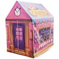 thumbnail image 4 of Retrok Kids Playhouse with Roll-up Door Colorful Cute Playhouse Tent Large Size House Play Tent Detachable Foldable Castle Easy to Assemble for Boys Girls Indoor Outdoor Game 40.5×36.6×27.5in, 4 of 12