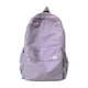 thumbnail image 2 of Mochila sencilla de color sólido, mochila para portátil, linda mochila estética para exteriores. Violeta, 2 of 7