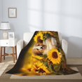thumbnail image 4 of PHELIKA Havanese Dog Puppy 03 All Season Soft Throw Blanket Lightweight Flannel Fleece Blankets 40" x 50", 4 of 8