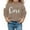 Coffee, variant on Toddler Girls Sweatshirts Crew Neck Letter Print Children's Long Sleeved Top Sweatshirts Casual Fashion Clothes Size 3-4T