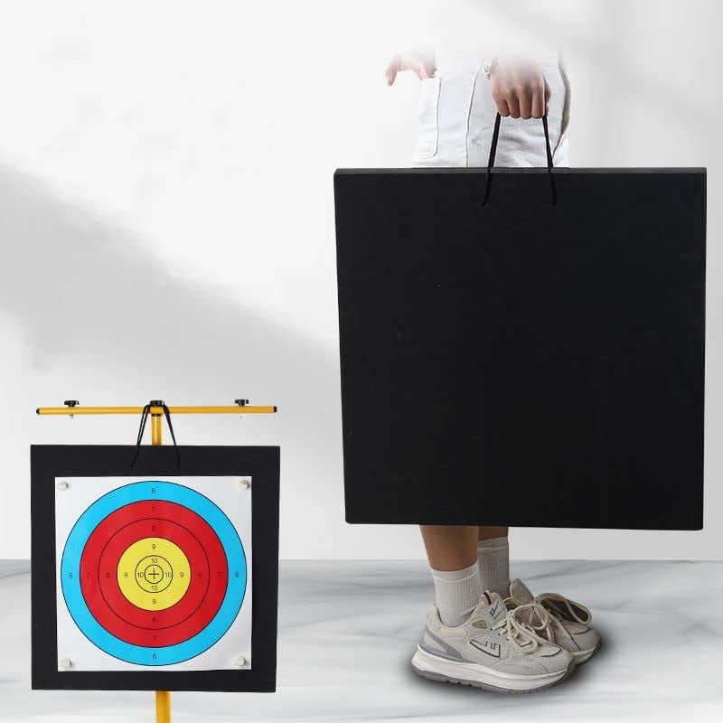 DIYMAG EVA Archery Target with Rope, Easy Arrow Removal Bow Target, Compound Bow Target (50 x 50cm / 19.7 x 19.7in)