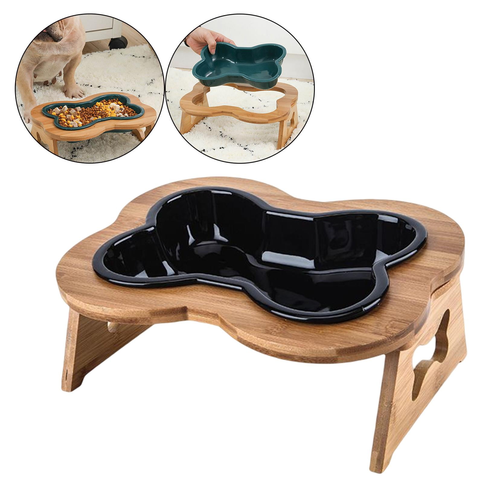 Bone shaped clearance dog bowl holder