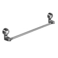 thumbnail image 1 of HOZADOIE Tige de Rangement en Acier Inoxydable Fournitures de Nettoyage Barre à Serviettes Rétractable Ventouse Rotative Porte-Serviettes d'Angle Porte-Chaussures Sans Trou Rangement de Salle de Bain, 1 of 3