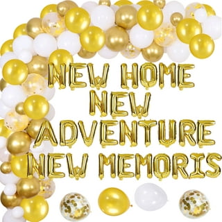 Welcome Home Cake Topper, Gold Glitter Housewarming Party Cake Decor, New  Home/New Baby/Retiring from the Army/Return from Maternity Party Decoration  Supplies 