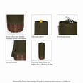 thumbnail image 5 of Malbec Insulated Canvas and Willow Wine Bottle Basket, (Khaki Green with Brown Accents), 5 of 6
