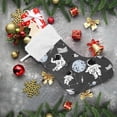 thumbnail image 5 of Coolnut Christmas Stockings 1PCS,Cute Funny Astronauts Big Xmas Stockings Gift Decorations and Party Supplies,Used for Fireplace Decoration Socks Christmas Tree Decoration, 5 of 7
