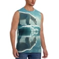 thumbnail image 2 of Fotbe Polar Bear On Iceberg Men's Camiseta sin Mangas Estampada para Hombres, Playera Casual para Gimnasio, Entrenamiento, Playa-Medium, 2 of 7