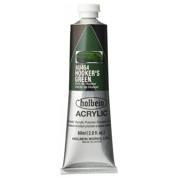 Holbein Artist Heavy Body Acrylic Color, 60ml, Hooker's Green