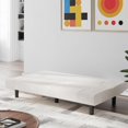 thumbnail image 2 of DHP Kelra Armless Mid-Century Futon Sofa Bed, Ivoy Corduroy, 2 of 9