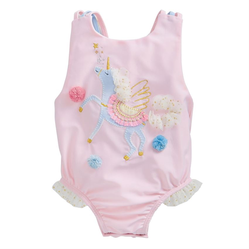 Sun Smarties Toddler Girl Butterfly Reusable Washable Swim Diaper Skirt 2T Blue 
