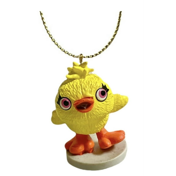 Toy Story 4 Ducky PVC Ornament Figure Figurine 2" Charm Prize Toy Duck Dangler