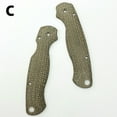 thumbnail image 6 of Custom Micarta Scales Handle Grips Fit For Spider Spyderco Paramilitary 2 C81 US, 6 of 8