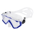 thumbnail image 2 of Durable Natación Buceo Googles de esnórquel antivaho con correa de silicona Azul shamjiam Máscara de buceo, 2 of 9