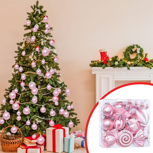 Meitianfacai 16pc Christmas Balls Colorful Balls Christmas Tree Decorations Christmas Decorations Pendants