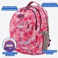 thumbnail image 3 of J World Boys and Girls Cornelia 18" Multi Compartment Laptop Backpack for School and Travel, Purple Galaxy, 3 of 6